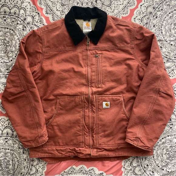 Womens Brick Red Carhartt Jacket
